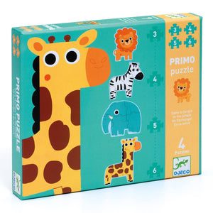 PUZZLE - DSCHUNGEL - 3, 4, 5, 6 TEILE