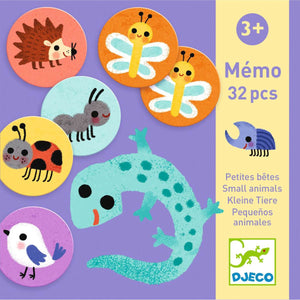 LERNSPIELE - MEMO KLEINE TIERE