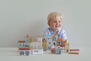 SPIELSET - 50 BAUSTEINE HOLZ