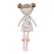 Lade das Bild in den Galerie-Viewer, KUSCHELPUPPE ROSA &quot;SPRING FLOWERS&quot; STOFFPUPPE
