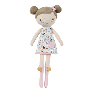 KUSCHELPUPPE ROSA "SPRING FLOWERS" STOFFPUPPE