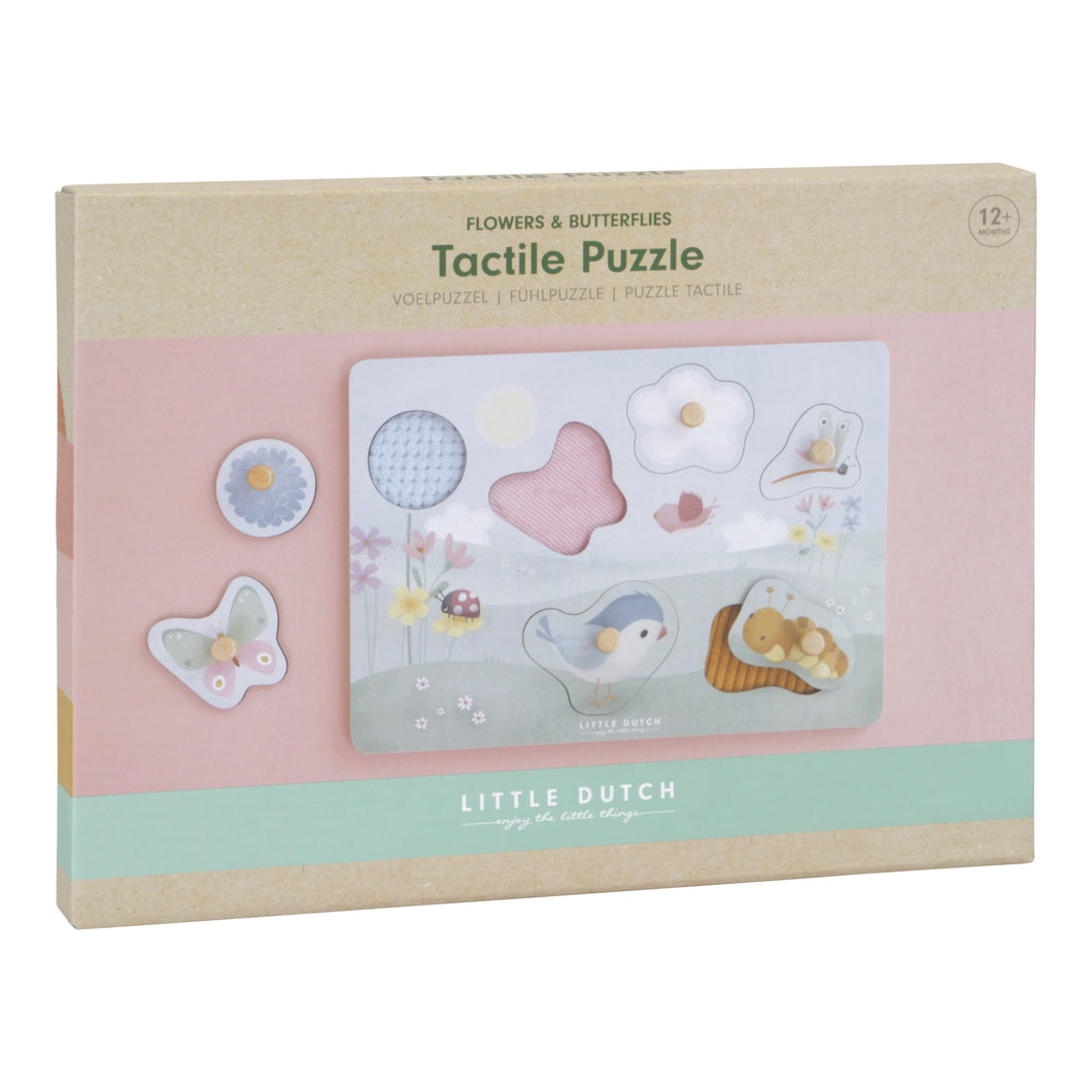 KINDER HOLZPUZZLE - FLOWERS & BUTTERFLIES