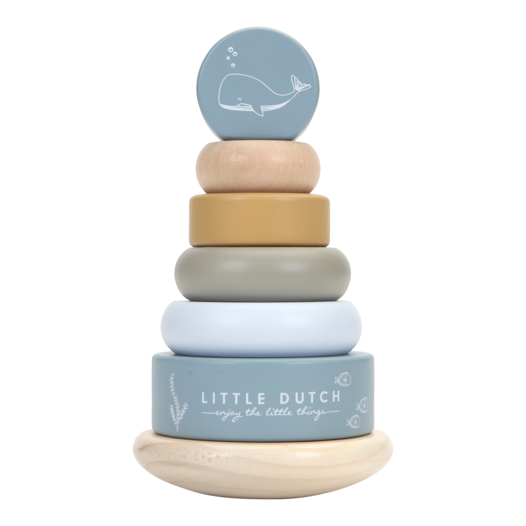 STAPELTURM OCEAN BLAU - LITTLE DUTCH