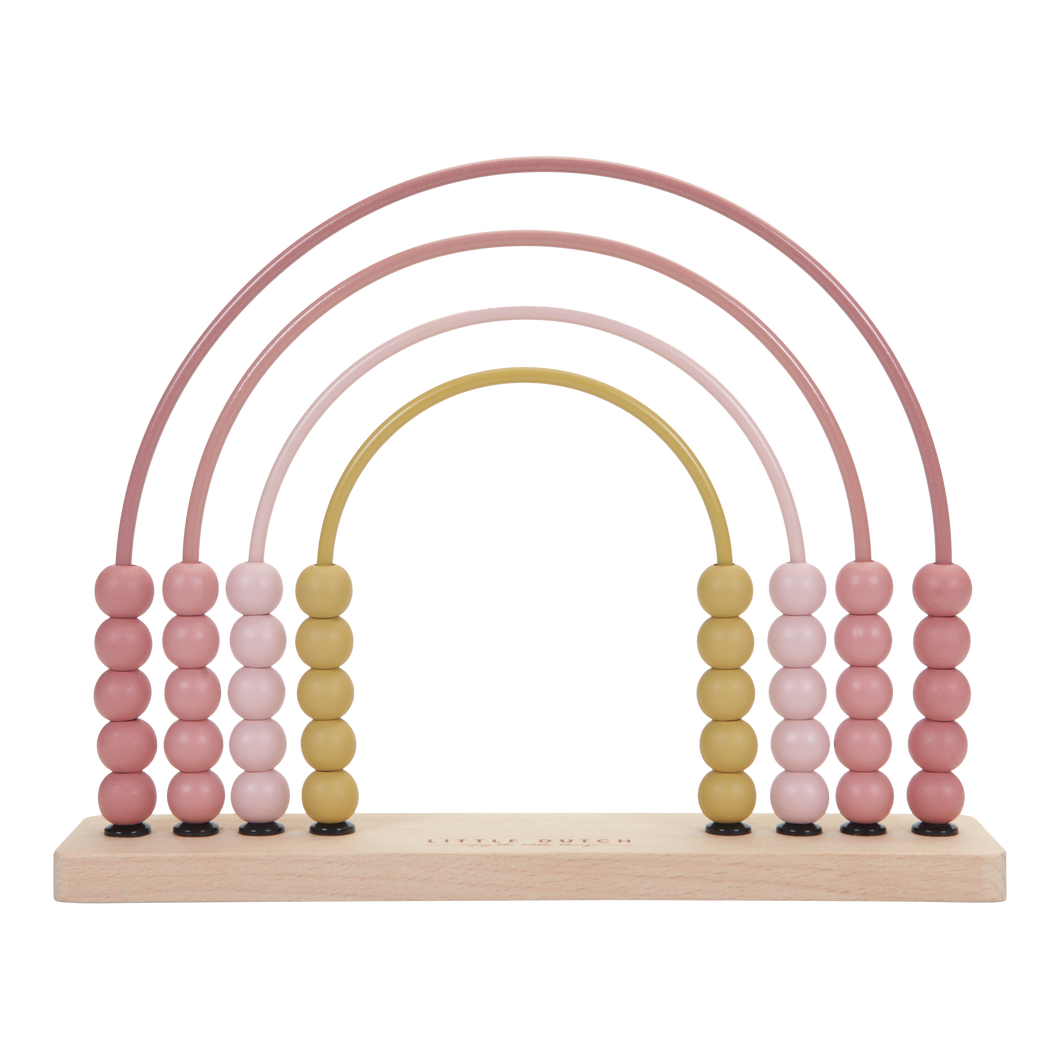 RECHENSCHIEBER REGENBOGEN - ROSA