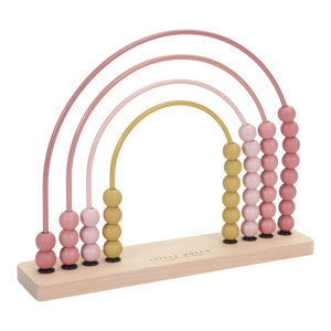 RECHENSCHIEBER REGENBOGEN - ROSA