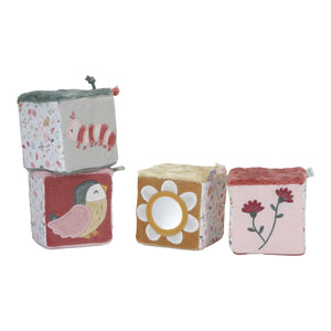 SOFT WÜRFEL - FLOWERS & BUTTERFLIES; $ ER SET
